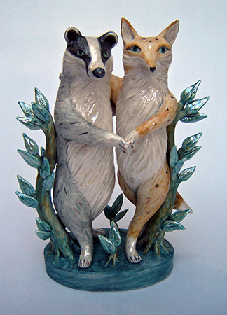 Fox and Badger dancing