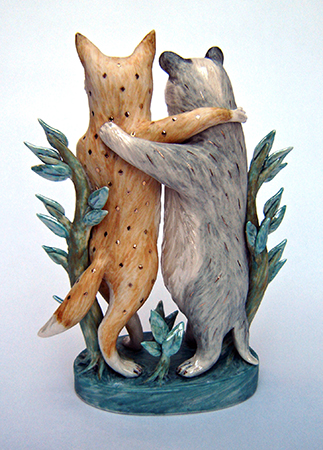Fox and Badger dancing